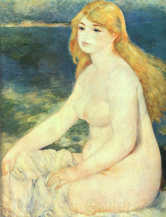 Pierre Renoir Blond Bather Germany oil painting art